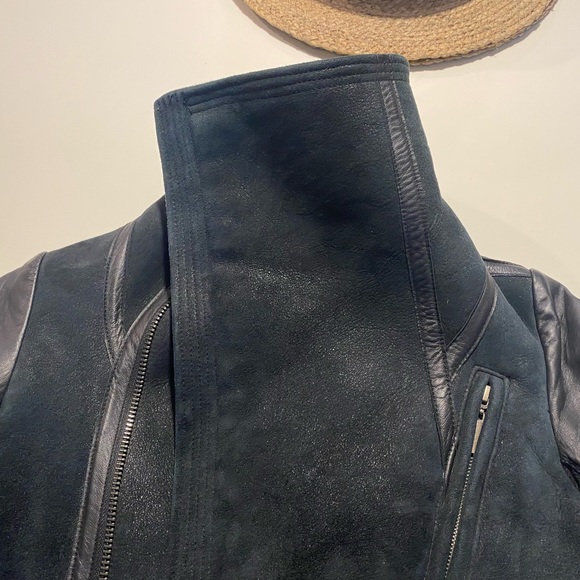 Kookai black leather jacket size 34 - Picture 3 of 6